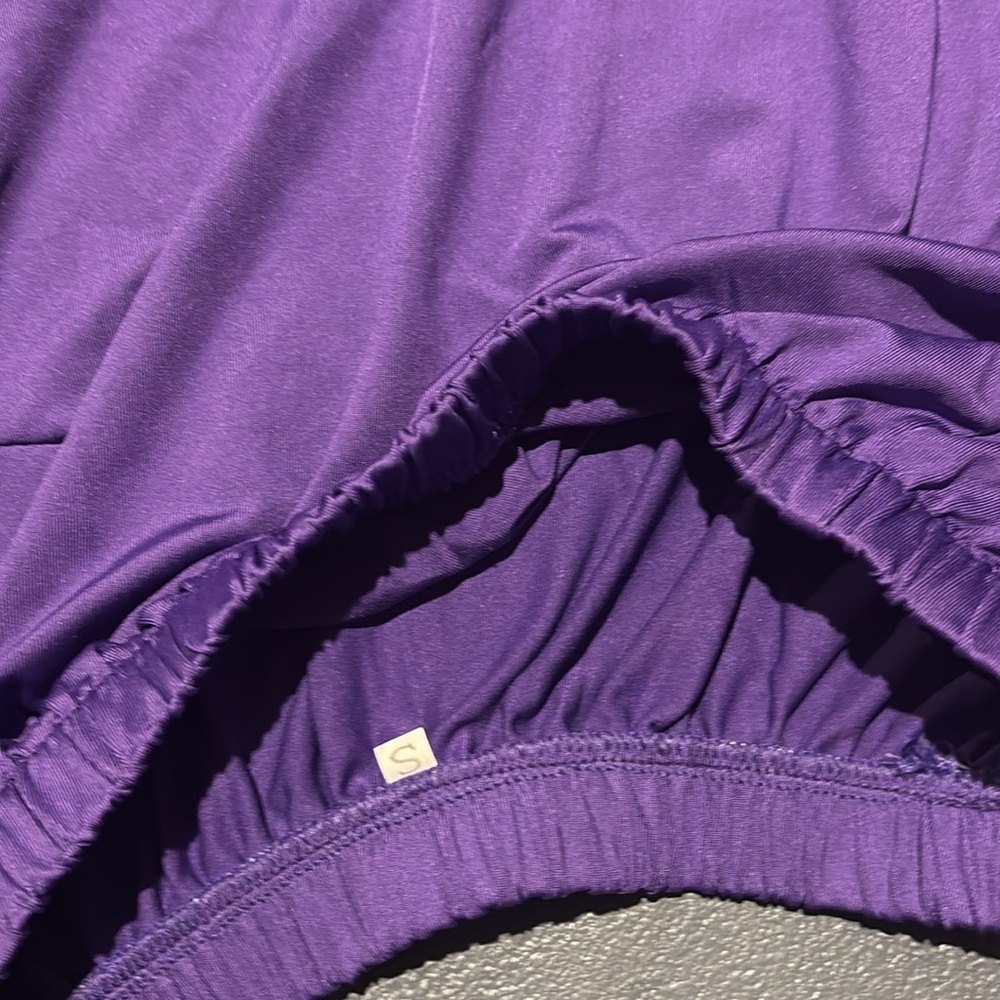 NWOT- Purple Off-Shoulder Dress - Picture 4 of 5